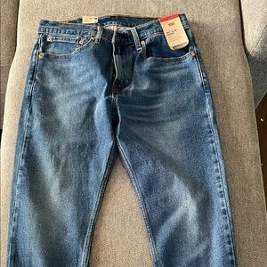 Levi's Straight Fit Denim Jeans in Deep Blue